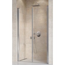 RAVAK CHROME CSDL2 120 sprchové dveře 120x195 cm, lítací, lesk/sklo transparent