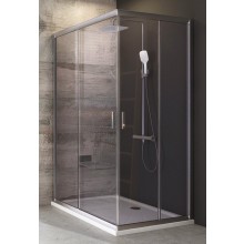RAVAK BLIX BLRV2K 100 sprchové dveře 100x190 cm, posuvné, satin/sklo transparent