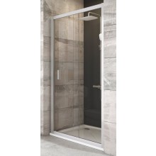 RAVAK BLIX BLDP2 110 sprchové dveře 110x190 cm, posuvné, chrom lesk/sklo transparent