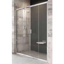 RAVAK BLIX BLDP4 130 sprchové dveře 131x190 cm, posuvné, chrom lesk/sklo transparent