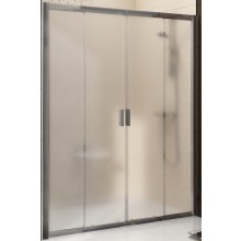 RAVAK BLIX BLDP4 170 sprchové dveře 1670-1710x1900mm, čtyřdílné, posuvné, satin/transparent