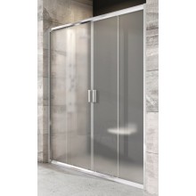 RAVAK BLIX BLDP4 140 sprchové dveře 140x190 cm, posuvné, chrom lesk/sklo grape 