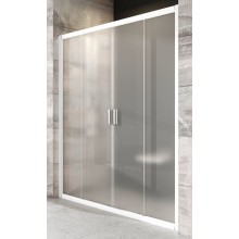 RAVAK BLIX BLDP4 150 sprchové dveře 150x190 cm, posuvné, bílá/sklo grape