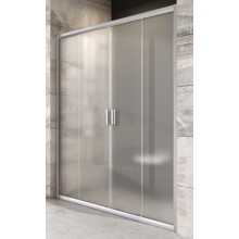 RAVAK BLIX BLDP4 160 sprchové dveře 160x190 cm, posuvné, satin/sklo grape