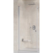 RAVAK CHROME CRV1 90 sprchové dveře 90x195 cm, lítací, satin/sklo transparent 