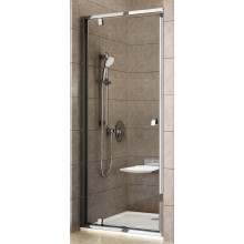 RAVAK PIVOT PDOP1 90 sprchové dveře 90x190 cm, pivotové, bright alu/sklo transparent