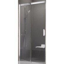 RAVAK MATRIX MSD2 100 L sprchové dveře 975-1015x1950mm, dvoudílné, sklo, satin/transparent