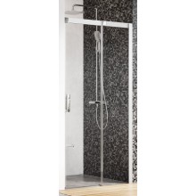 RAVAK MATRIX MSD2 100 R sprchové dveře 100x195 cm, posuvné, pravé, satin/sklo transparent