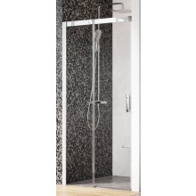 RAVAK MATRIX MSD2 120 L sprchové dveře 120x195 cm, posuvné, levé, chrom lesk/sklo transparent