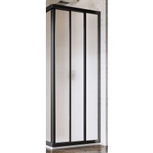RAVAK SUPERNOVA ASRV3 80 sprchové dveře 80x198 cm, posuvné, černá/sklo grape