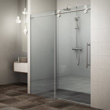 ROTH KINEDOOR LINE KID2/1800 sprchové dveře 1800x2000mm posuvné pro instalaci do niky, bezrámové, brillant/transparent