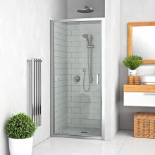 ROTH LEGA LINE LLDO1/700 sprchové dveře 700x1900mm jednokřídlé pro instalaci do niky, rámové, brillant/transparent