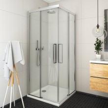 ROTH EXCLUSIVE LINE ECS2P/900 sprchové dveře 90x205 cm, posuvné, pravé, brillant/sklo transparent