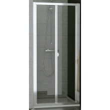SANSWISS TOP LINE TOPK sprchové dveře 1000x1900mm, zalamovací, bílá/sklo Durlux