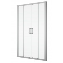 SANSWISS TOP LINE TOPS4 sprchové dveře 160x190 cm, posuvné, bílá/sklo Durlux