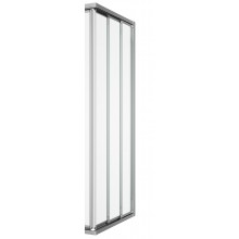 SANSWISS TOP LINE TOE3 D sprchové dveře 120x190 cm, posuvné, bílá/sklo Durlux