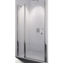 SANSWISS SWING LINE SL13 sprchové dveře 1400x1950mm jednokřídlé, s pevnou stěnou v rovině, aluchrom/čiré sklo