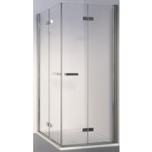 SANSWISS SWING LINE F SLF2D sprchové dveře 800x1950mm dvoudílné, pravý díl pro skládací dveře, aluchrom/sklo Durlux