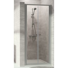 CONCEPT 100 NEW sprchové dveře 90x190 cm, lítací, bílá/čiré sklo