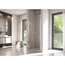 CONCEPT 200 CON2 sprchové dveře 800x2000mm dvoukřídlé, aluchrom/čiré sklo concept-clean