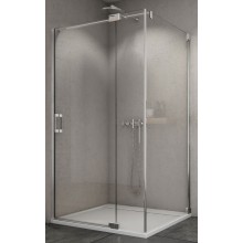 CONCEPT 300 STYLE sprchové dveře 750x2000mm, jednokřídlé s pevnou stěnou v rovině, pravé, aluchrom/čiré sklo