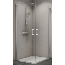CONCEPT 300 STYLE sprchové dveře 900x2000mm, jednokřídlé, levé, aluchrom/čiré sklo