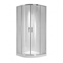 JIKA CUBITO PURE sprchový kout 88x88 cm, R540, posuvné dveře, stříbrná/transparentní sklo