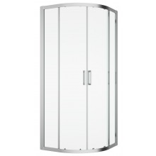 SANSWISS TOP LINE TOPR sprchový kout 80x80 cm, R550, posuvné dveře, matný elox/sklo Durlux