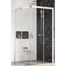 RAVAK MATRIX MSRV4 100 sprchový kout 100x100 cm, rohový vstup, posuvné dveře, bílá/sklo transparent