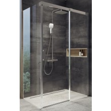 RAVAK MATRIX MSDPS 100/100 P sprchový kout 100x100 cm, rohový vstup, posuvné dveře, bílá/sklo transparent