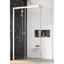 RAVAK MATRIX MSDPS 110x80 L sprchový kout 110x80 cm, rohový vstup, posuvné dveře, levý, bílá/sklo transparent