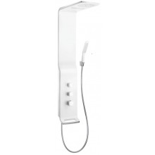 HANSGROHE RAINDANCE LIFT 180 termostatický sprchový panel, hlavová sprcha se 2 proudy, ruční sprcha, hadice, držák, bílá/chrom