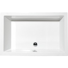 POLYSAN DEEP sprchová vanička 1100x750x260mm, obdélníková, hluboká, bez nožiček, akrylát, bílá