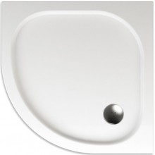 TEIKO CAPELLA sprchová vanička 80x80x3,5cm, R50cm, čtvrtkruh, akrylát, bílá