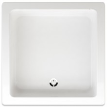 TEIKO JUNO sprchová vanička 80x80x15cm, čtverec, akrylát, bílá