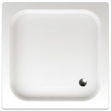 TEIKO KEA sprchová vanička 90x90x8cm, čtverec, s protiskluzem, akrylát, bílá