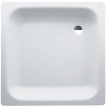 LAUFEN PLATINA sprchová vanička 900x900x150mm, čtverec, ocel, bílá