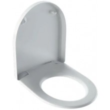 GEBERIT ICON WC sedátko 355x450x45mm, s víkem, duroplast/nerez, bílá