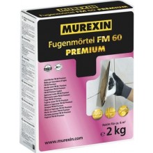 MUREXIN FM 60 PREMIUM spárovací malta 2kg, flexibilní, s redukovanou prašností, mittelbraun