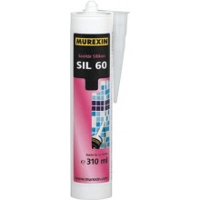 MUREXIN SIL 60 sanitární silikon 310ml, jednosložkový, anthrazit