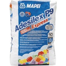 MAPEI ADESILEX P9 EXPRESS cementové lepidlo 5kg, flexibilní, rychletvrdnoucí, šedá