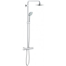 GROHE EUPHORIA SYSTEM 180 sprchový set s termostatickou baterií, hlavová sprcha, ruční sprcha, tyč, hadice, chrom