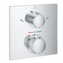 GROHE ALLURE sprchová podomítková termostatická baterie, pro 2 spotřebiče, chrom