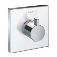 HANSGROHE SHOWER SELECT GLAS podomítkový termostat, bílá/chrom
