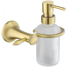 NOVASERVIS FERRO ANTICA dávkovač tekutého mýdla, nástěnný, sklo, bronz