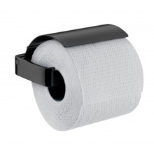 EMCO CONCEPT BLACK držák toaletního papíru, s krytem, černá