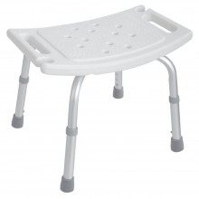 AWD sprchová stolička 37x51x35,5cm, bílá