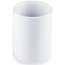 NIMCO OMI pohárek 98x67mm, na kartáčky, polyresin, bílá
