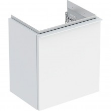 GEBERIT ICON skříňka pod umývátko 370x279x415mm, závěsná, 1 dvířka, panty vlevo, úchytka matná bílá, lakovaná matná bílá