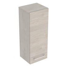 GEBERIT SELNOVA SQUARE boční skříňka 33x29,7x85 cm, 1 dvířka, ořech hickory světlý melamin struktura dřeva